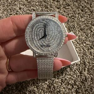 EUC VICTORIA WIECK Elegant Silver Women's Watch HSN BEAUTIFUL
